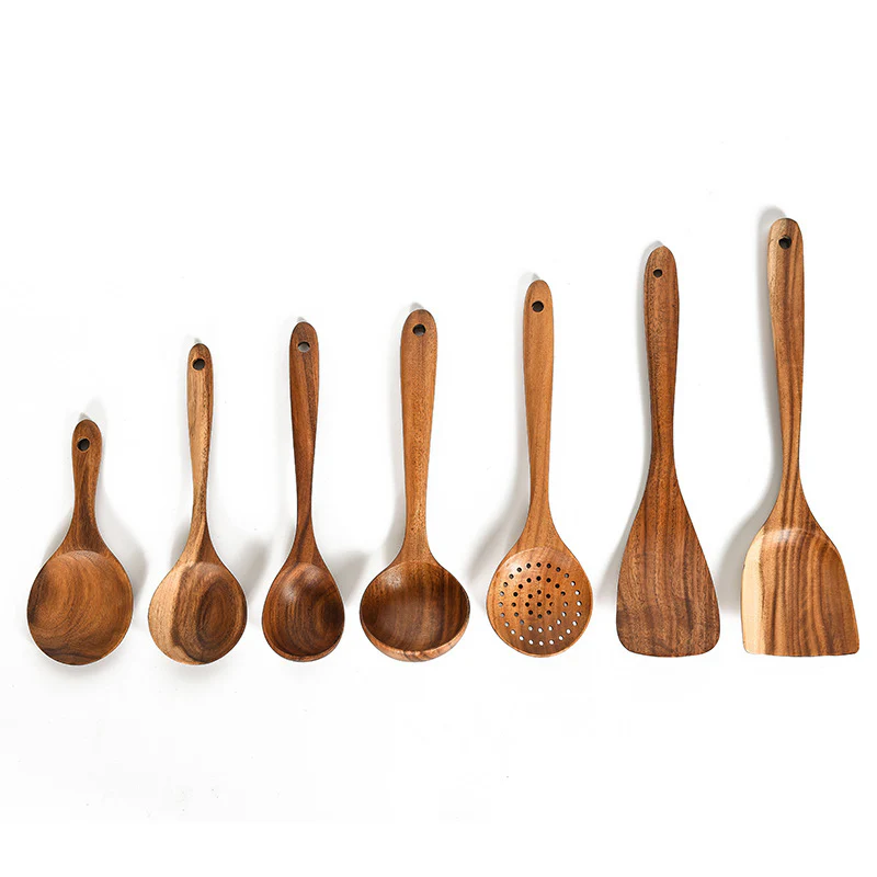 Eco-Friendly Wooden Kitchen Utensils Set - Sustainable & Durable - Image 22