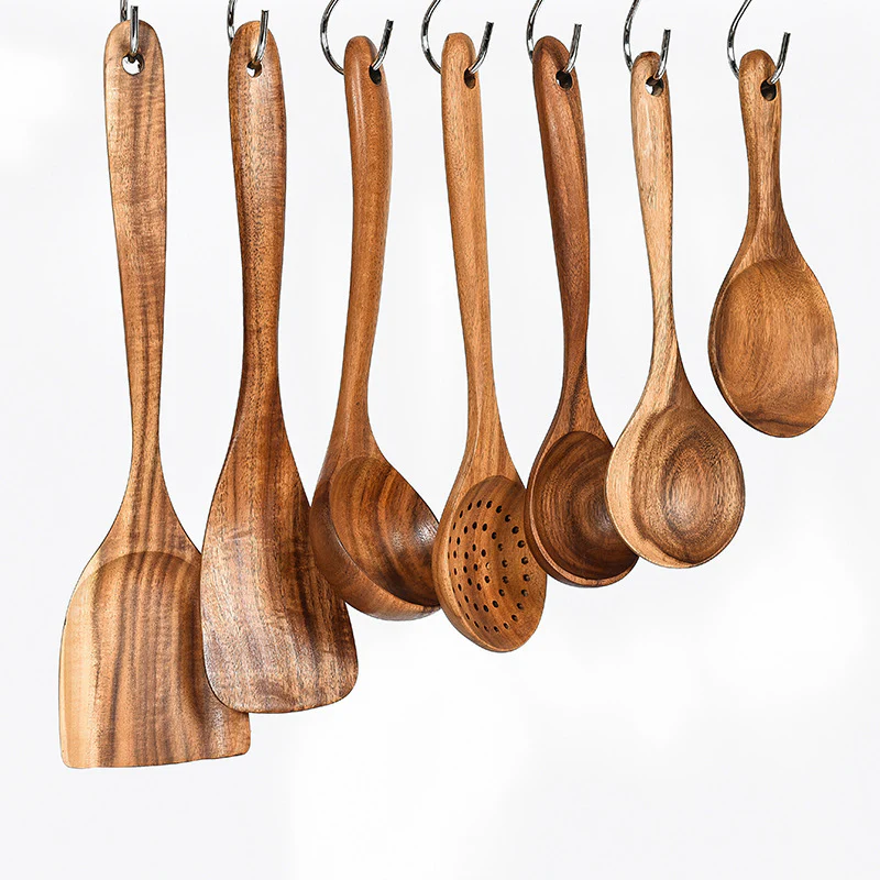 Eco-Friendly Wooden Kitchen Utensils Set - Sustainable & Durable - Image 23