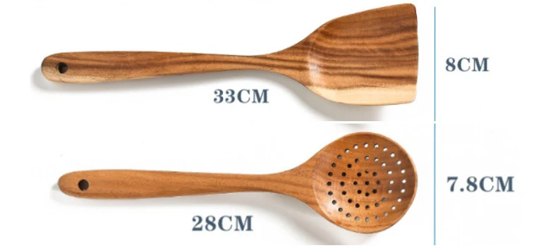 Eco-Friendly Wooden Kitchen Utensils Set - Sustainable & Durable - Image 30