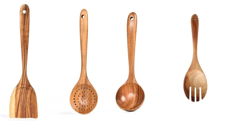 Eco-Friendly Wooden Kitchen Utensils Set - Sustainable & Durable - Image 32