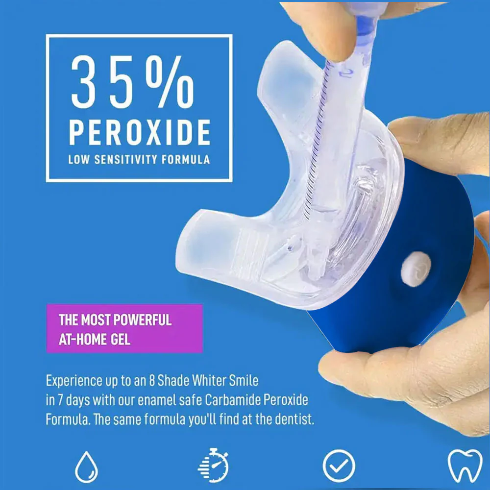 Eco-Friendly LED Teeth Whitening Kit with Reusable Mouthpiece - Image 13