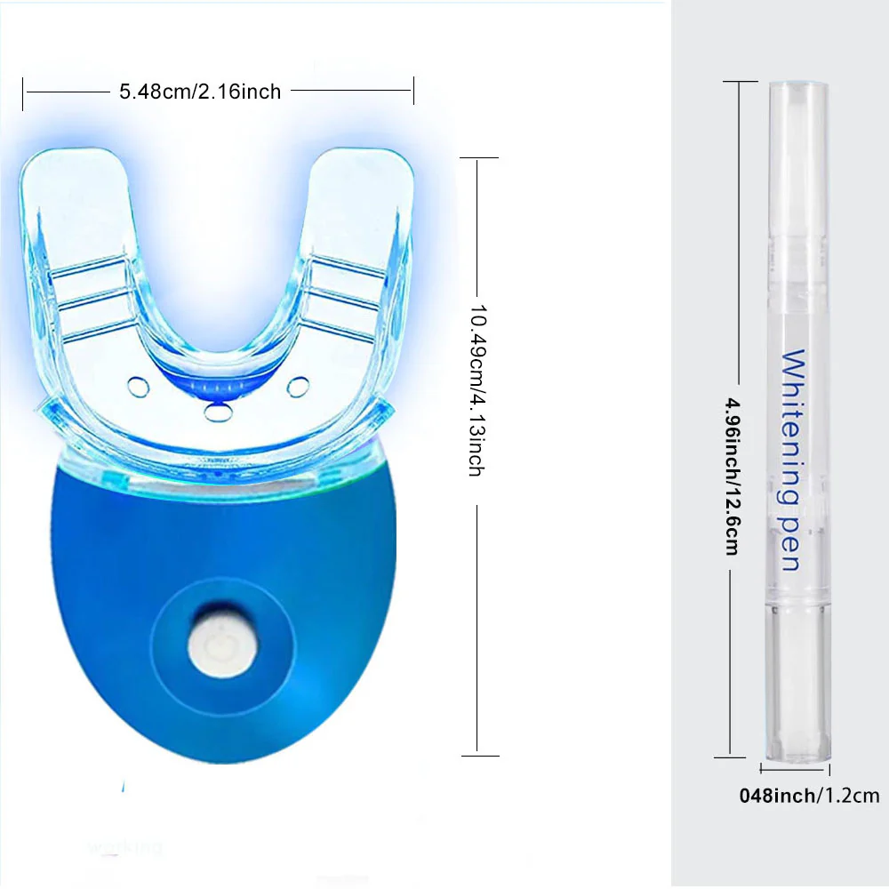 Eco-Friendly LED Teeth Whitening Kit with Reusable Mouthpiece - Image 14