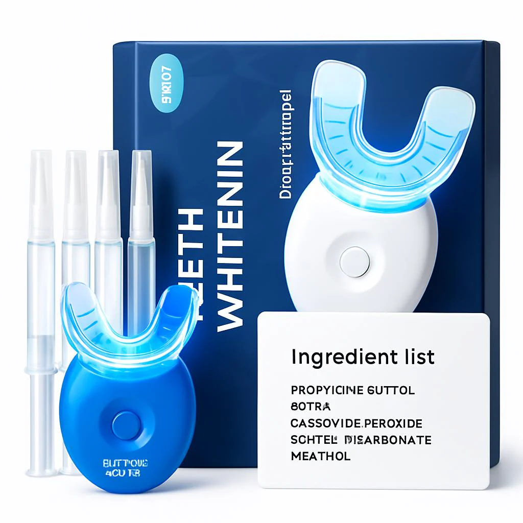Eco-Friendly LED Teeth Whitening Kit with Reusable Mouthpiece - Image 8