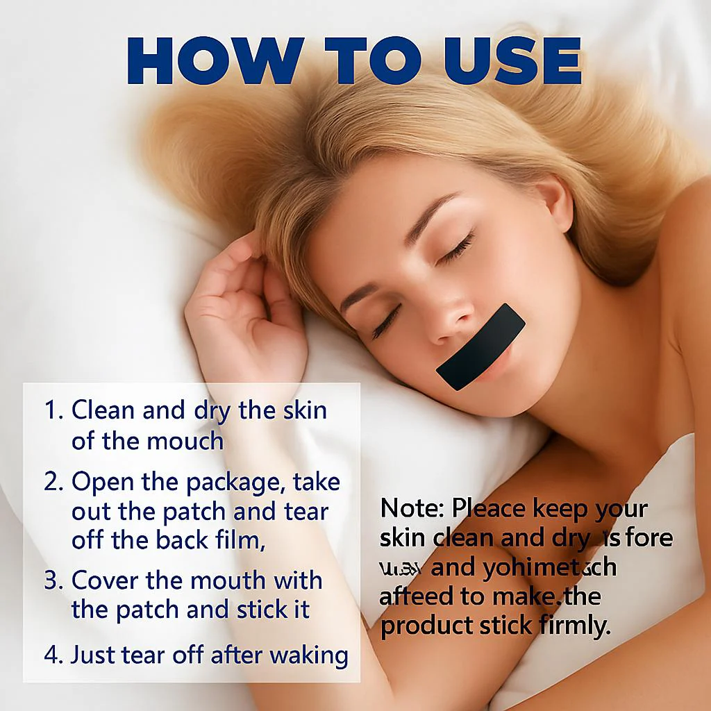 Sleep-Enhancing Mouth Tape for Snoring Reduction and Nasal Breathing - Image 10