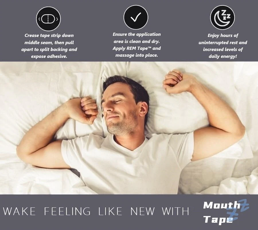 Sleep-Enhancing Mouth Tape for Snoring Reduction and Nasal Breathing - Image 18