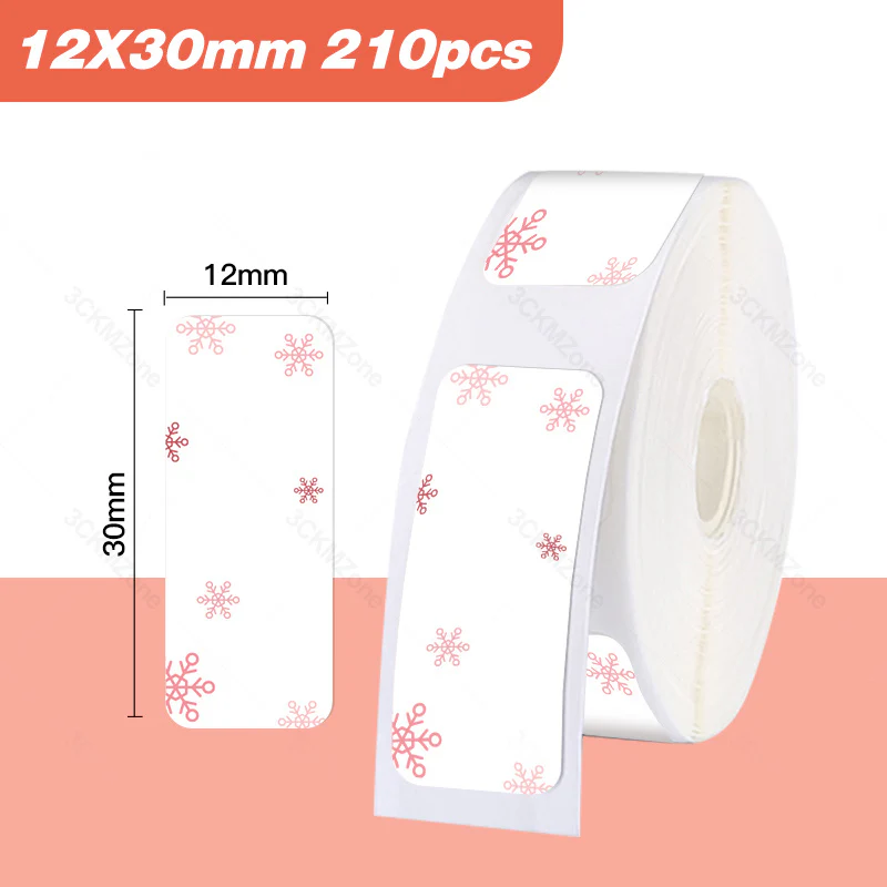 Eco-Friendly Heart Pattern Adhesive Labels - Image 16