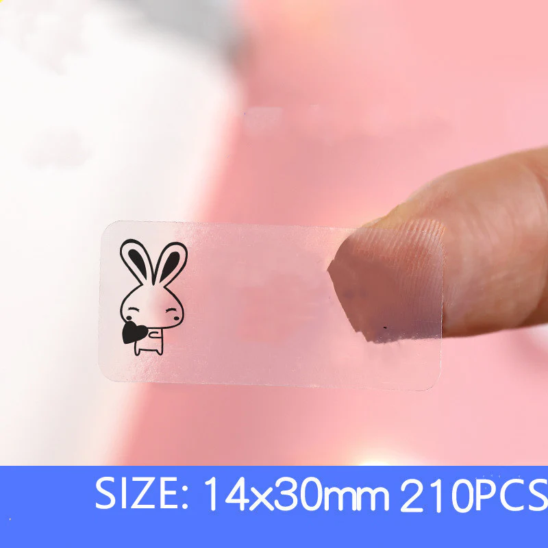 Eco-Friendly Heart Pattern Adhesive Labels - Image 17