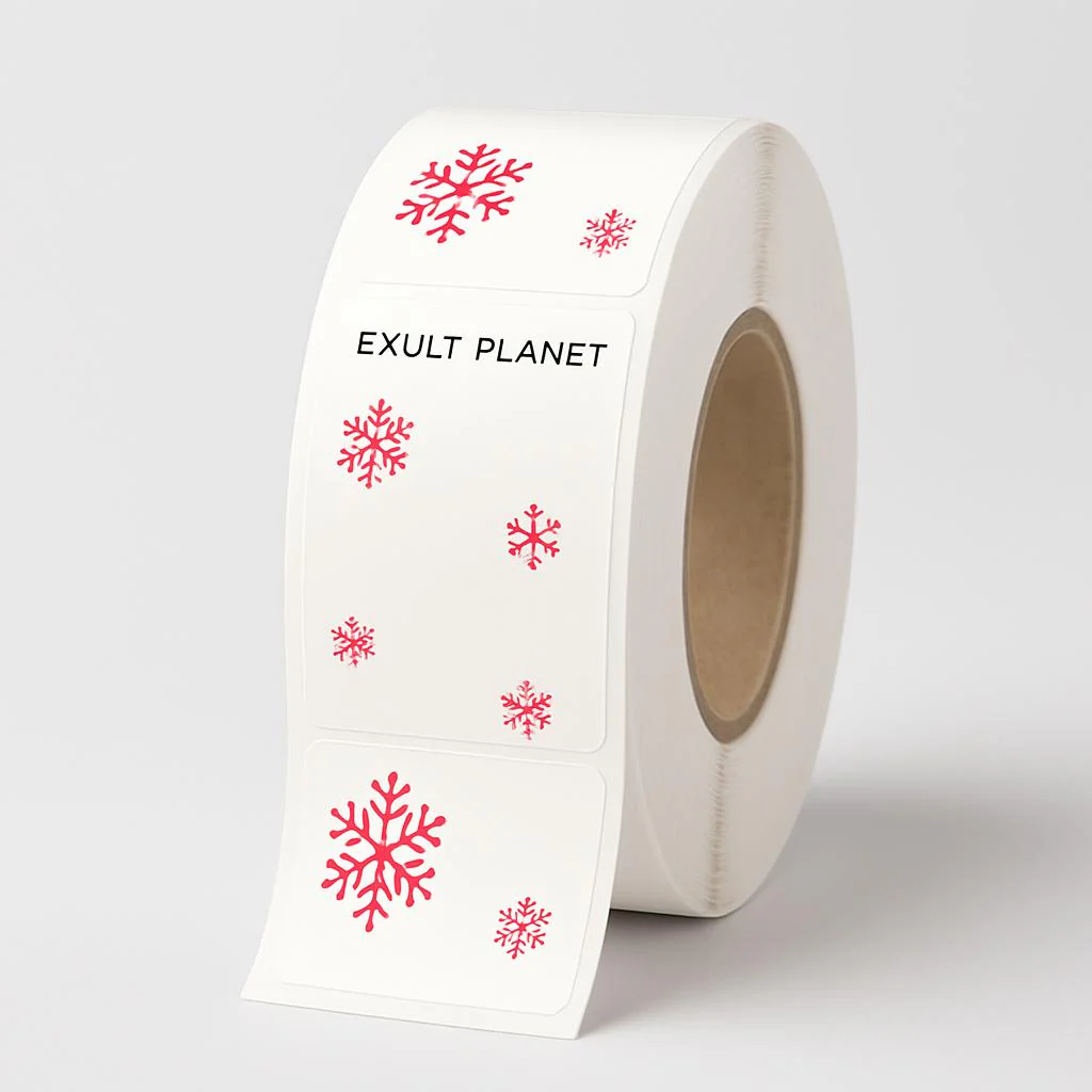 Eco-Friendly Heart Pattern Adhesive Labels - Image 8