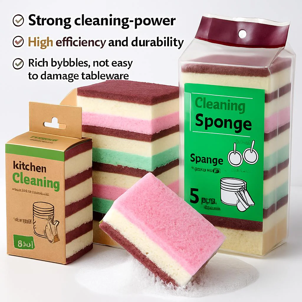 Eco-Friendly High Foam Cleaning Sponges - Image 2