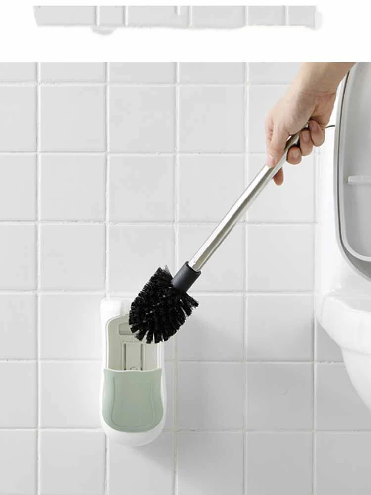 Eco-Friendly Ergonomic Toilet Brush & Holder Set - Image 12