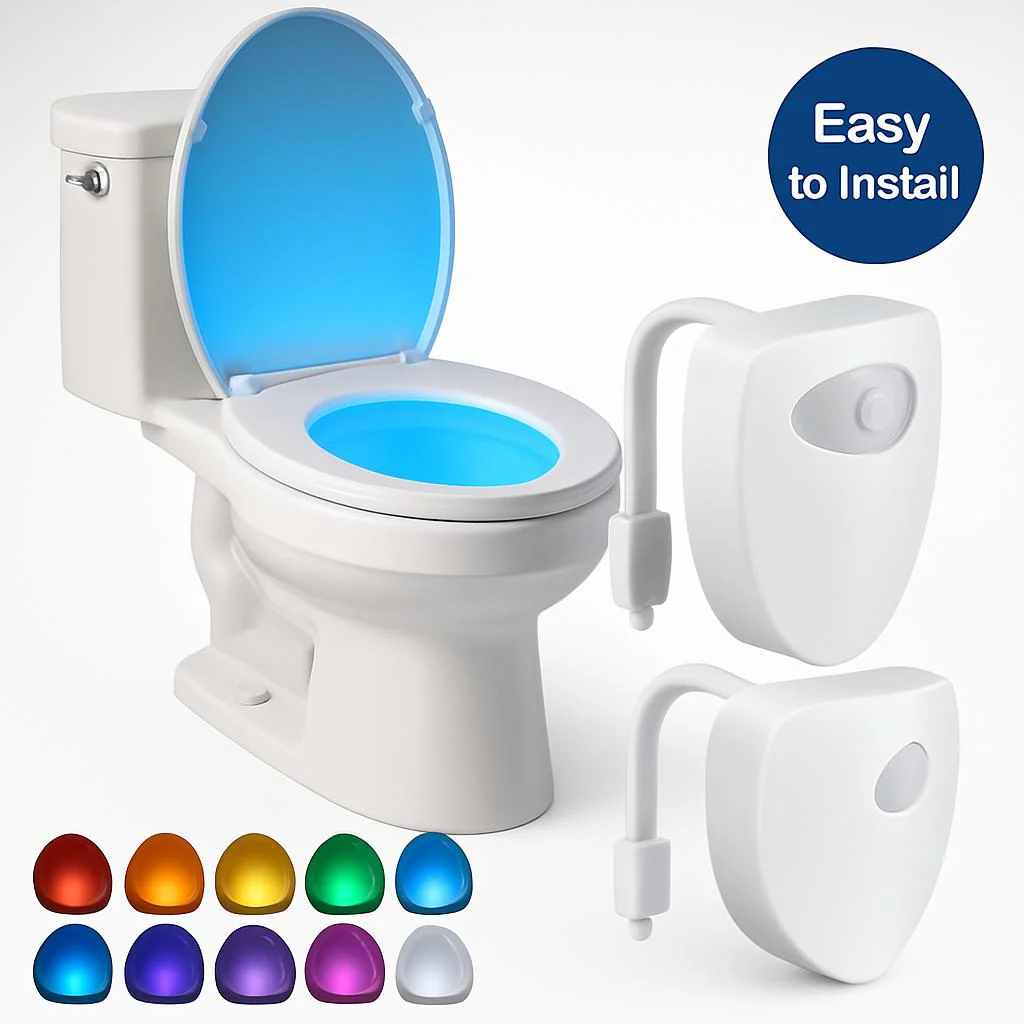 LED Toilet Night Light - Energy-Efficient Bathroom Accessory - Image 16