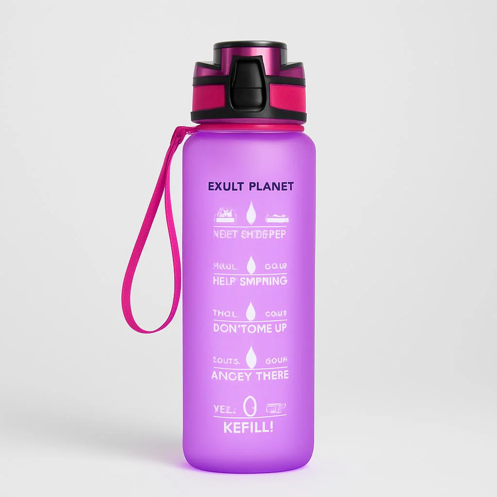 Hydration Time-Marker Water Bottle - Eco-Friendly & BPA-Free - Image 10