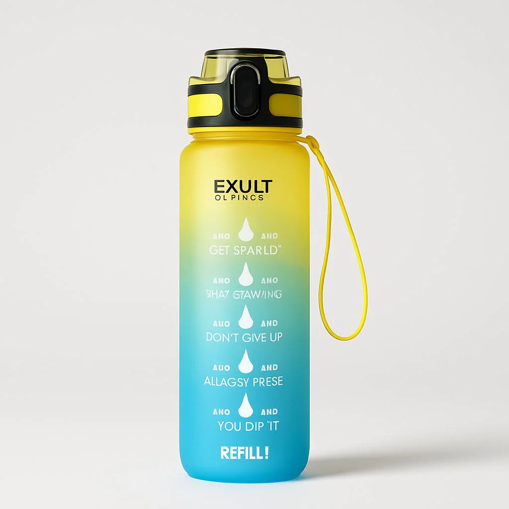Hydration Time-Marker Water Bottle - Eco-Friendly & BPA-Free - Image 12