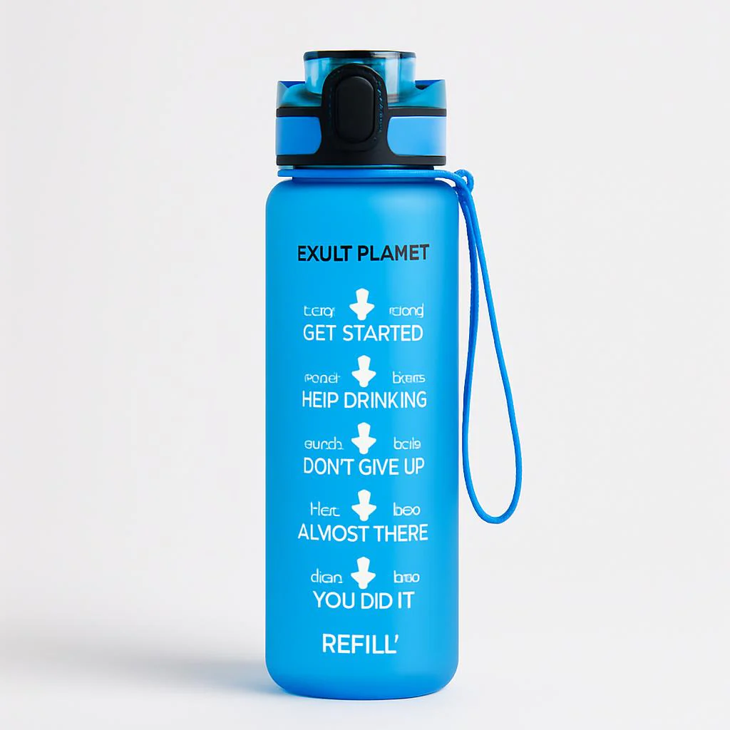 Hydration Time-Marker Water Bottle - Eco-Friendly & BPA-Free - Image 13