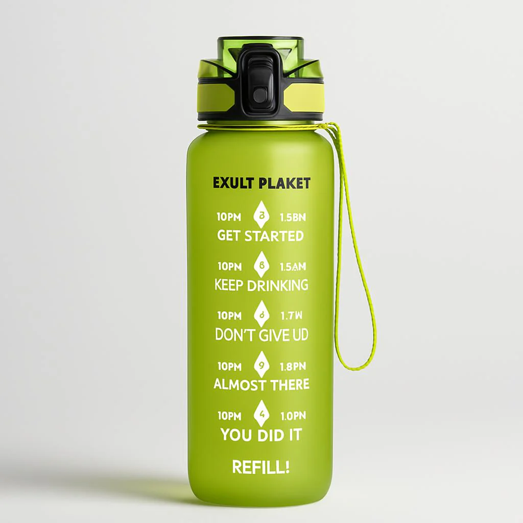 Hydration Time-Marker Water Bottle - Eco-Friendly & BPA-Free - Image 14