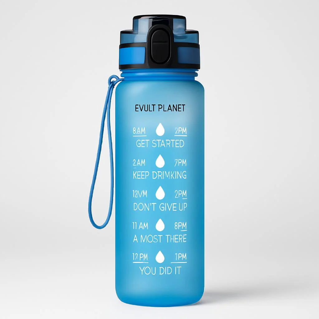 Hydration Time-Marker Water Bottle - Eco-Friendly & BPA-Free - Image 17