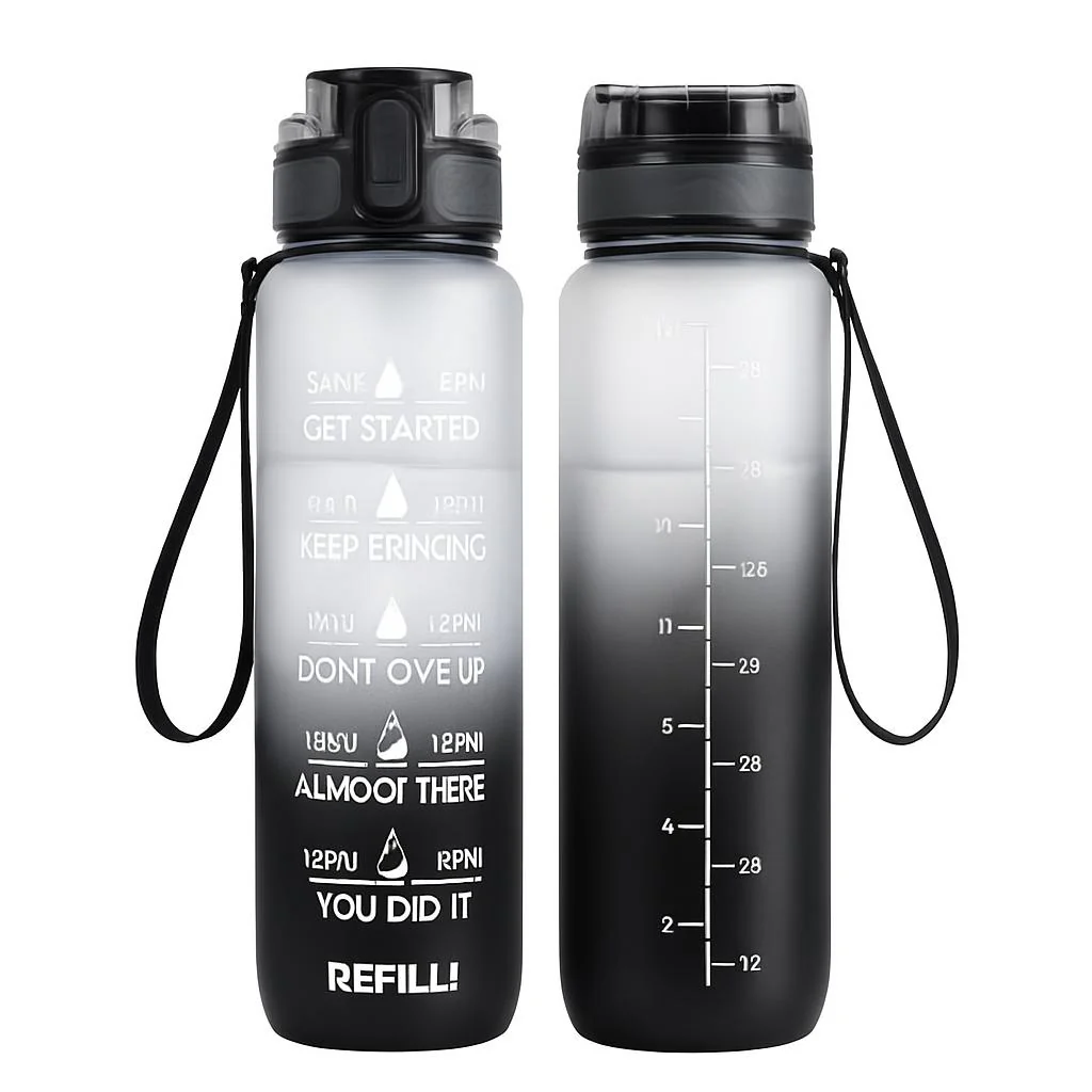 Hydration Time-Marker Water Bottle - Eco-Friendly & BPA-Free - Image 18