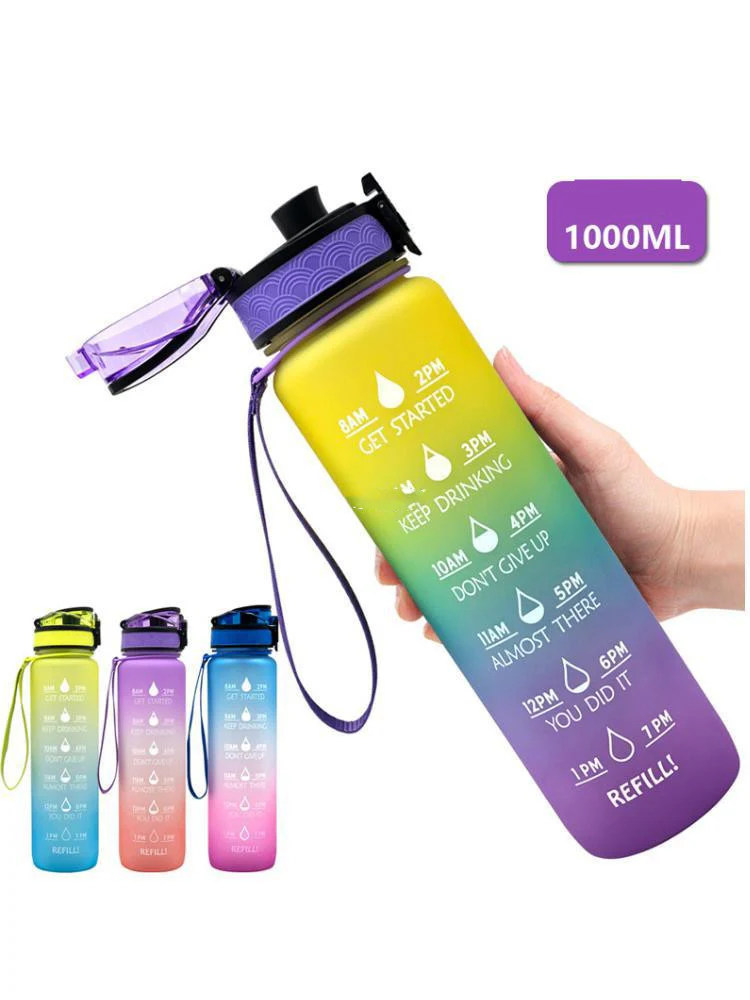 Hydration Time-Marker Water Bottle - Eco-Friendly & BPA-Free - Image 20