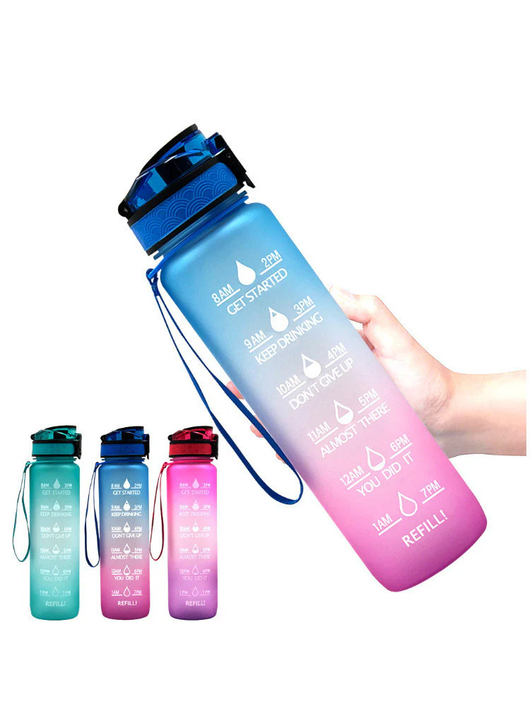 Hydration Time-Marker Water Bottle - Eco-Friendly & BPA-Free - Image 21