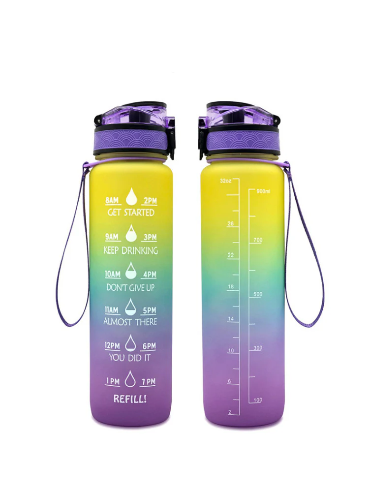 Hydration Time-Marker Water Bottle - Eco-Friendly & BPA-Free - Image 22