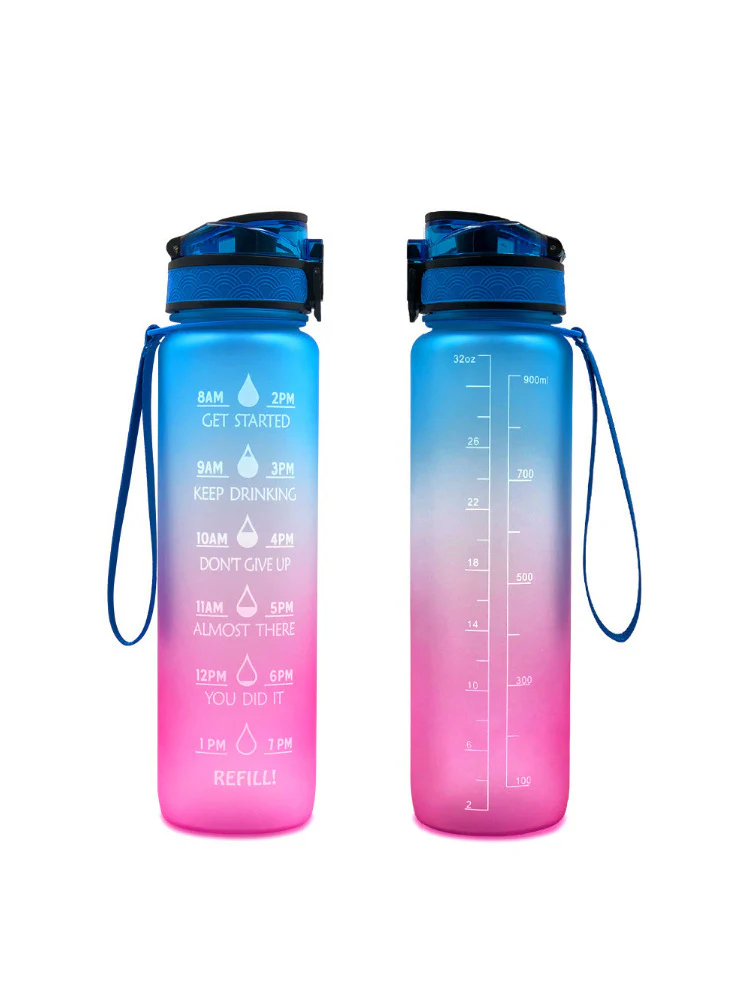 Hydration Time-Marker Water Bottle - Eco-Friendly & BPA-Free - Image 23