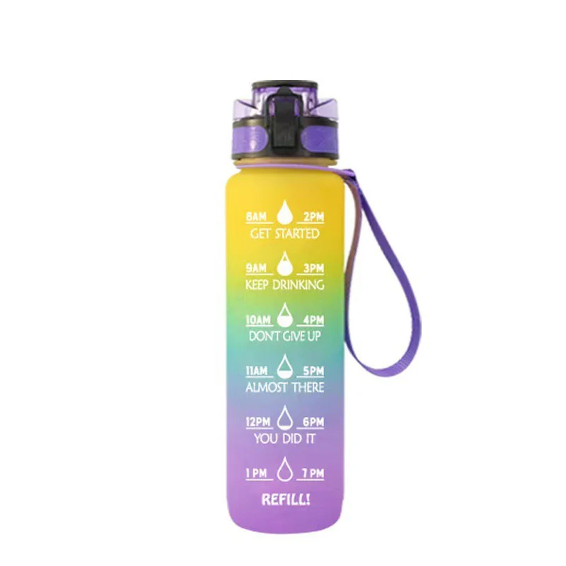 Hydration Time-Marker Water Bottle - Eco-Friendly & BPA-Free - Image 24