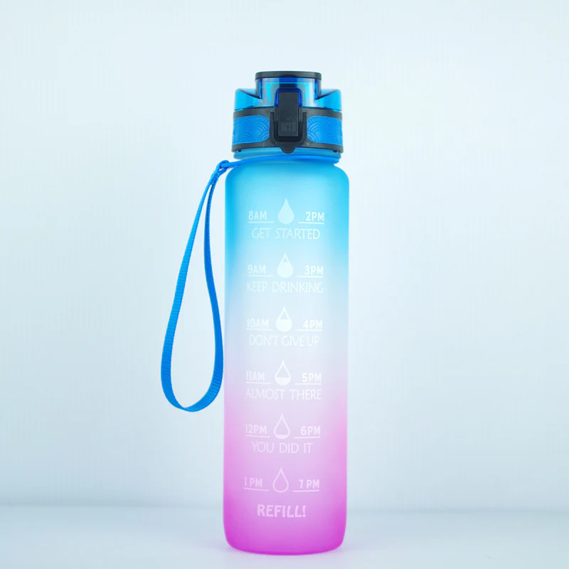Hydration Time-Marker Water Bottle - Eco-Friendly & BPA-Free - Image 25