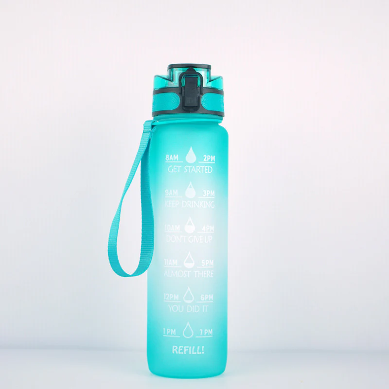 Hydration Time-Marker Water Bottle - Eco-Friendly & BPA-Free - Image 26