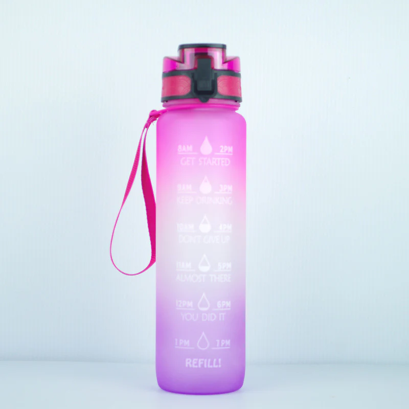 Hydration Time-Marker Water Bottle - Eco-Friendly & BPA-Free - Image 27