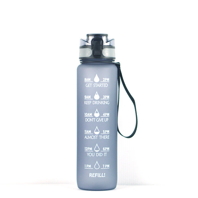 Hydration Time-Marker Water Bottle - Eco-Friendly & BPA-Free - Image 33
