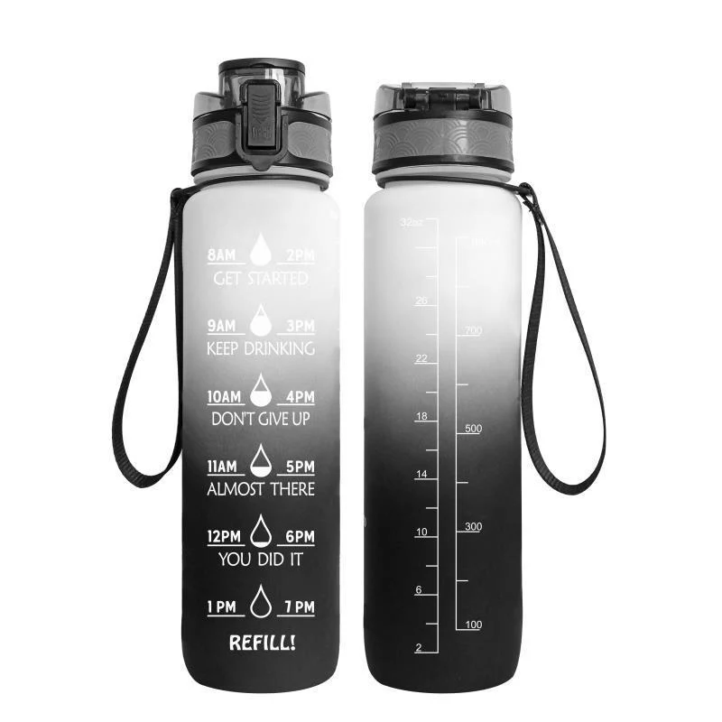 Hydration Time-Marker Water Bottle - Eco-Friendly & BPA-Free - Image 35