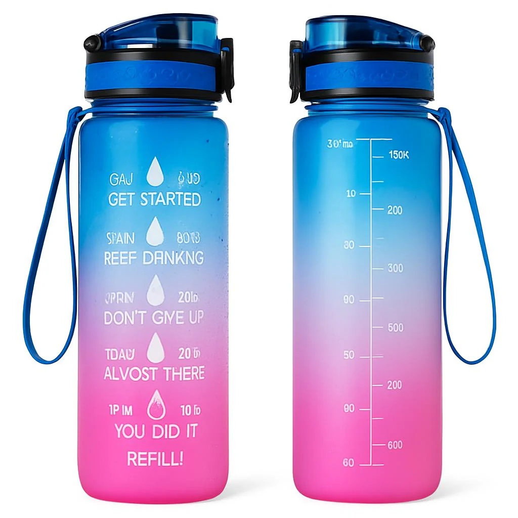 Hydration Time-Marker Water Bottle - Eco-Friendly & BPA-Free - Image 6