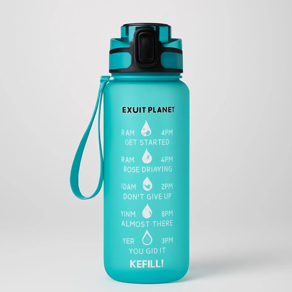 Hydration Time-Marker Water Bottle - Eco-Friendly & BPA-Free - Image 9
