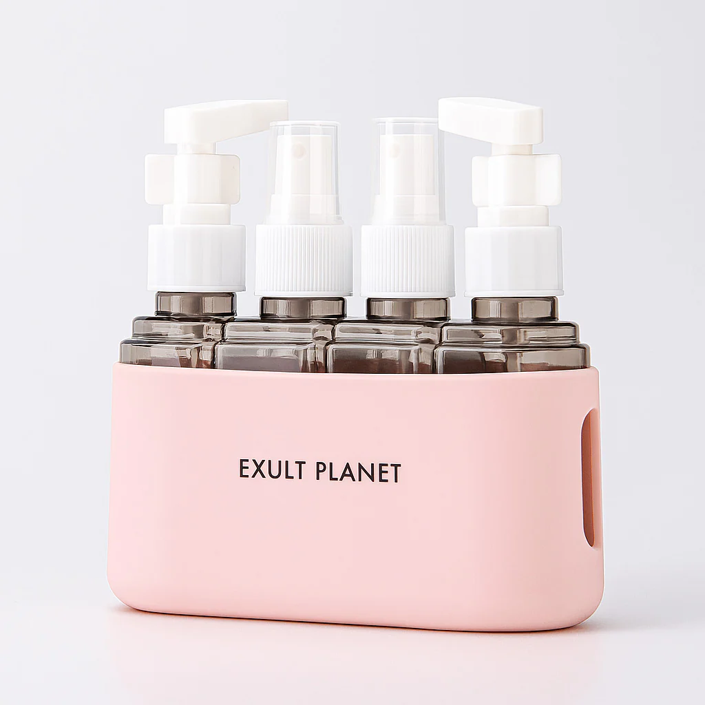 Eco Travel Spray and Lotion Bottles - Leak Proof & Refillable