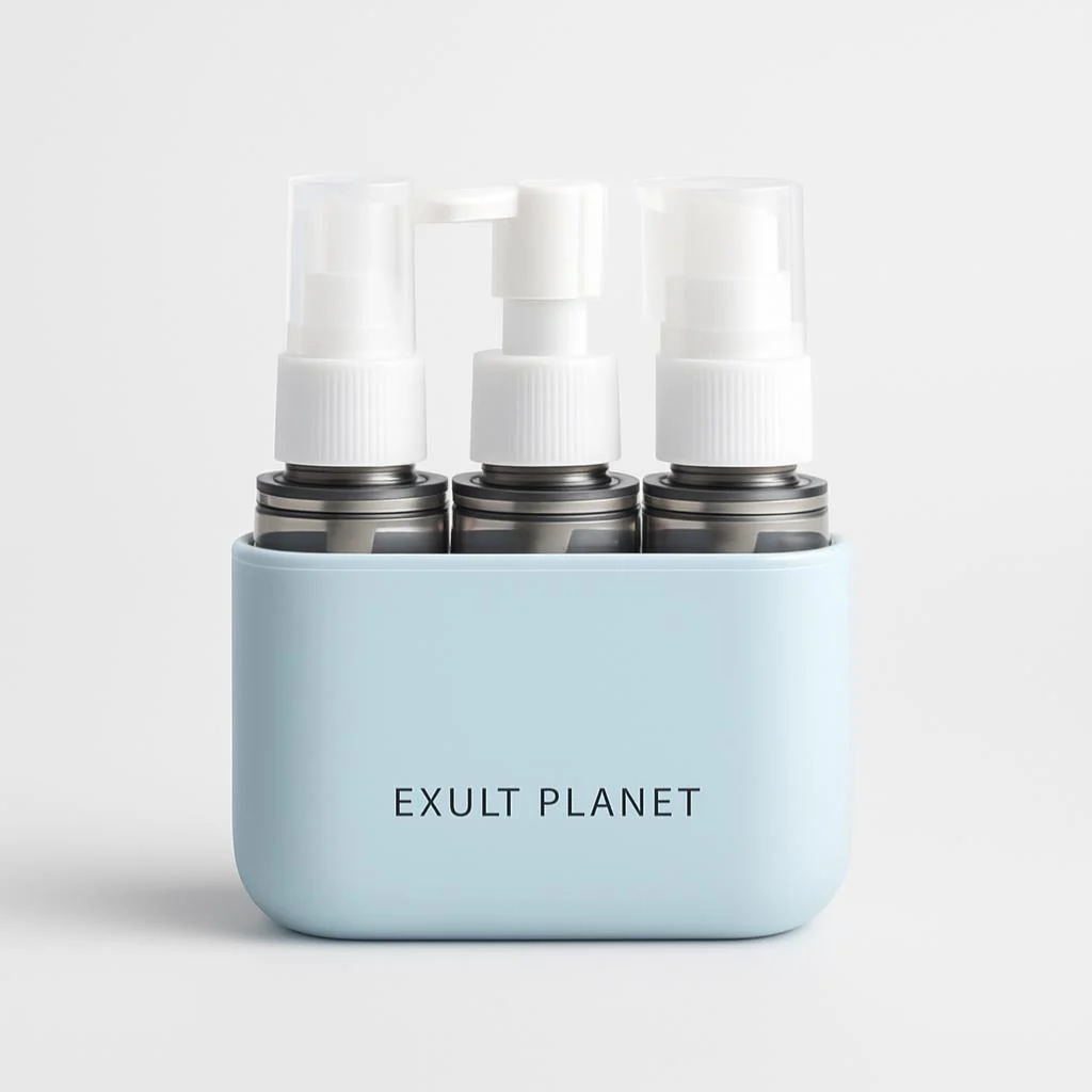 Eco Travel Spray and Lotion Bottles - Leak Proof & Refillable - Image 2