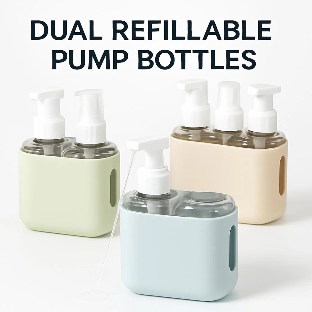Eco Travel Spray and Lotion Bottles - Leak Proof & Refillable - Image 3