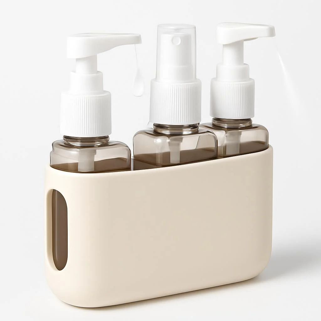 Eco Travel Spray and Lotion Bottles - Leak Proof & Refillable - Image 6