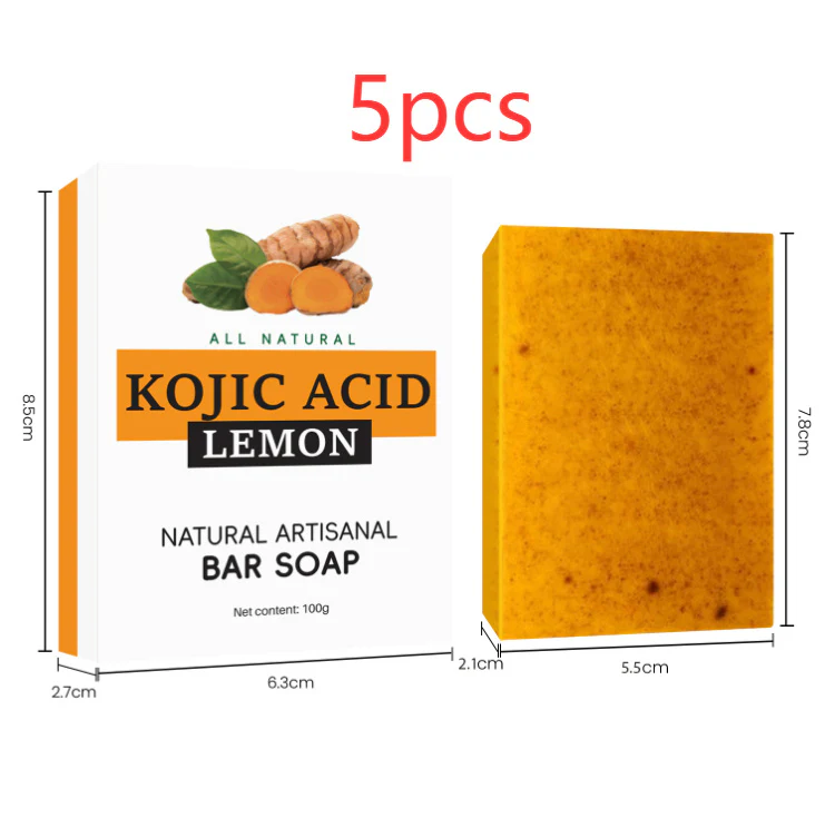 Natural Yellow Turmeric Soap Bars - Eco-Friendly, Biodegradable, Plastic-Free - Image 16