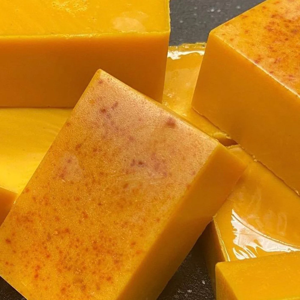 Natural Yellow Turmeric Soap Bars - Eco-Friendly, Biodegradable, Plastic-Free - Image 18