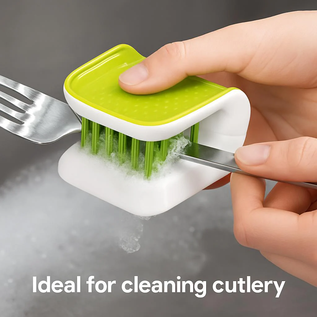 Eco-Friendly Knife Cleaning Brush - Durable & Reusable - Image 3