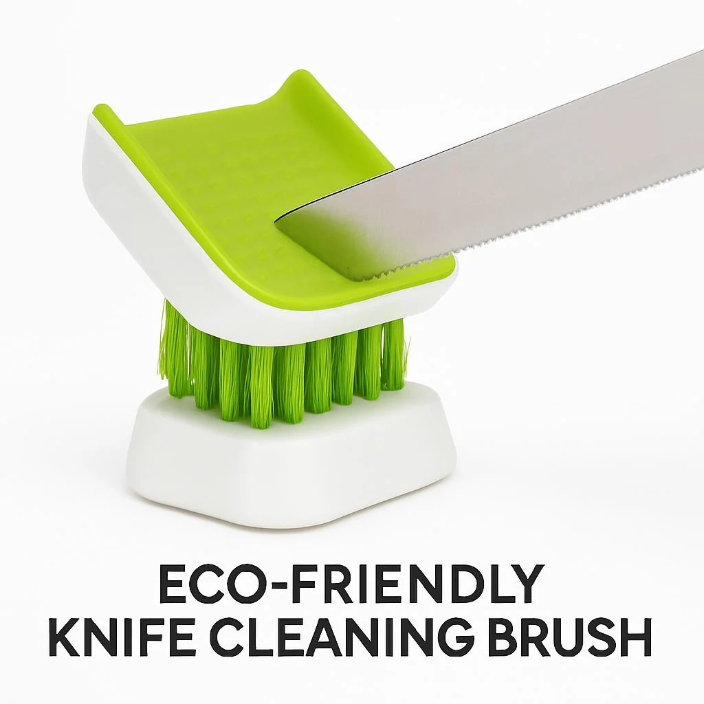 Eco-Friendly Knife Cleaning Brush - Durable & Reusable - Image 4