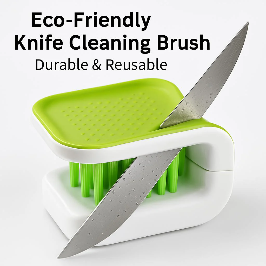 Eco-Friendly Knife Cleaning Brush - Durable & Reusable - Image 5