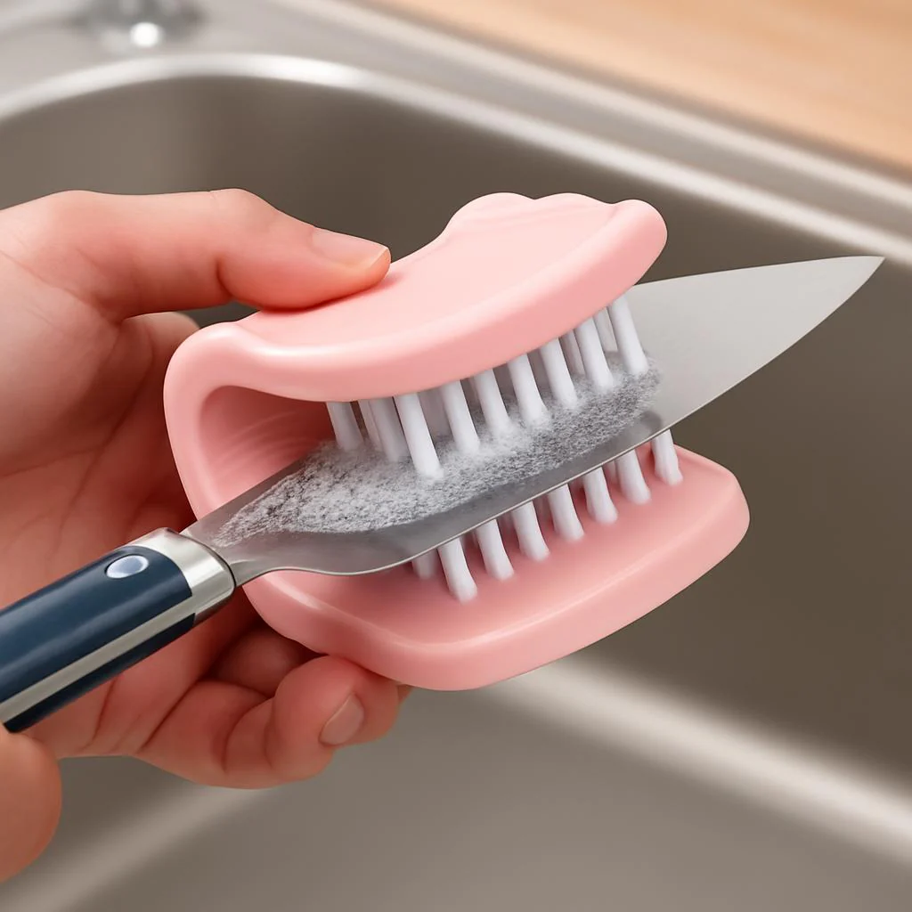 Eco-Friendly Knife Cleaning Brush - Durable & Reusable - Image 7