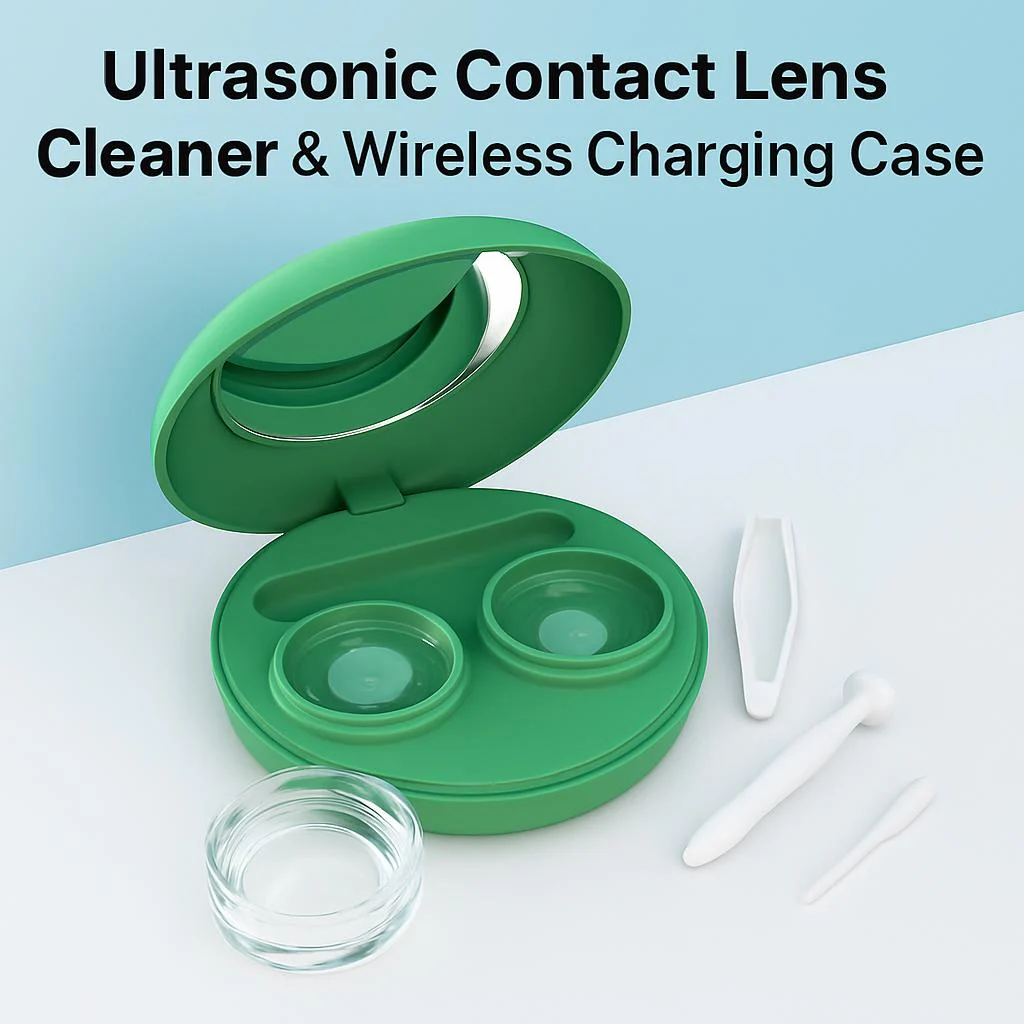 Ultrasonic Contact Lens Cleaner & Wireless Charging Case - Image 10