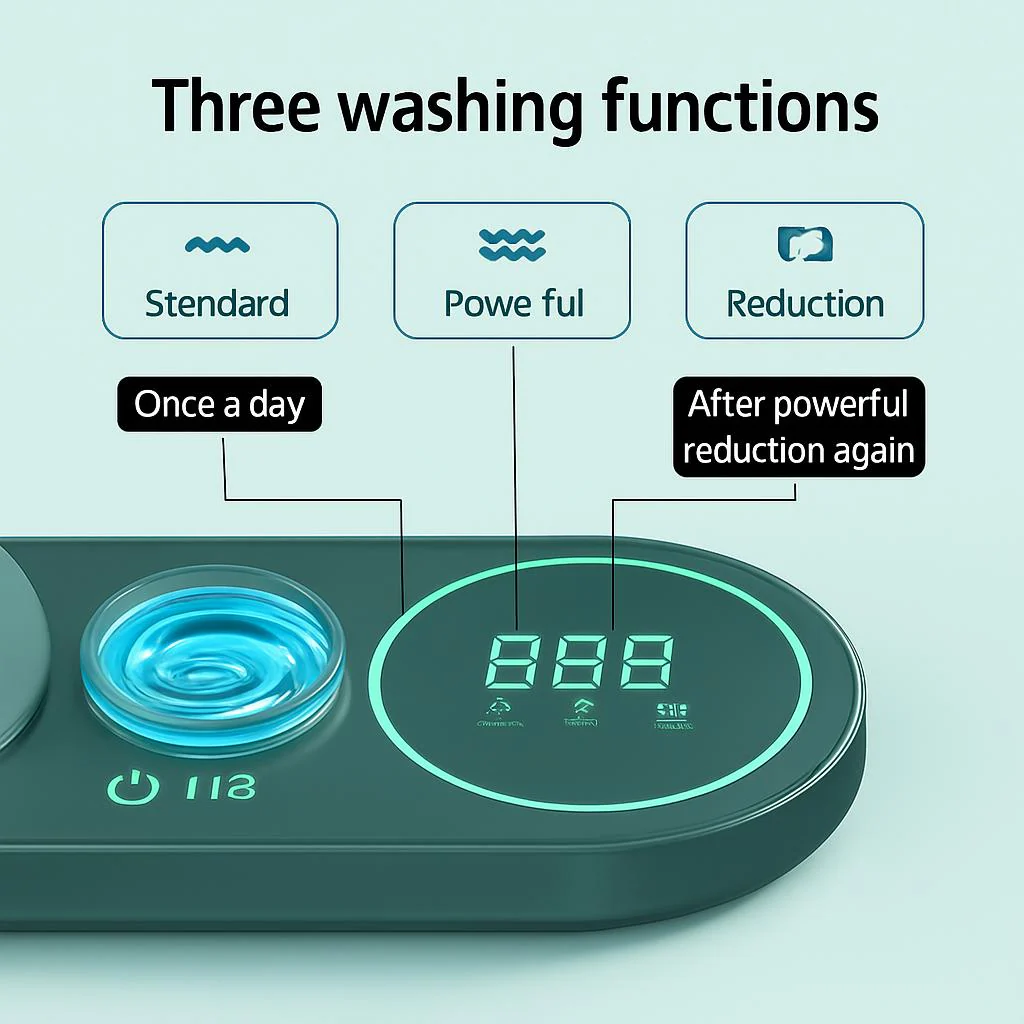 Ultrasonic Contact Lens Cleaner & Wireless Charging Case - Image 3