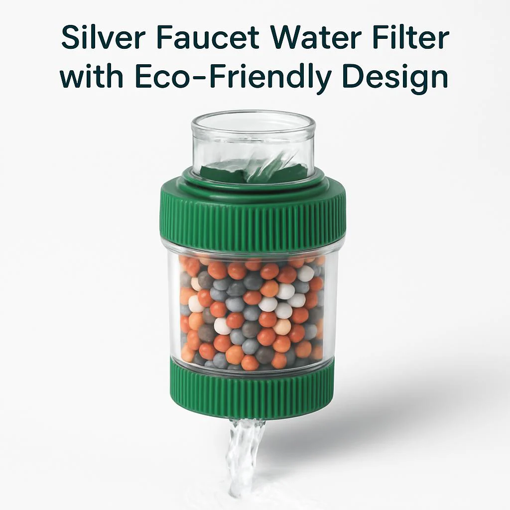 Silver Faucet Water Filter with Eco-Friendly Design - Image 8