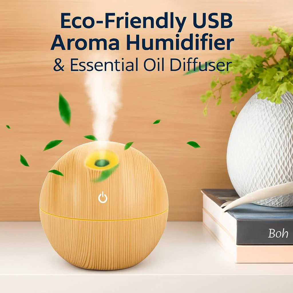Eco-Friendly USB Aroma Humidifier & Essential Oil Diffuser - Image 13