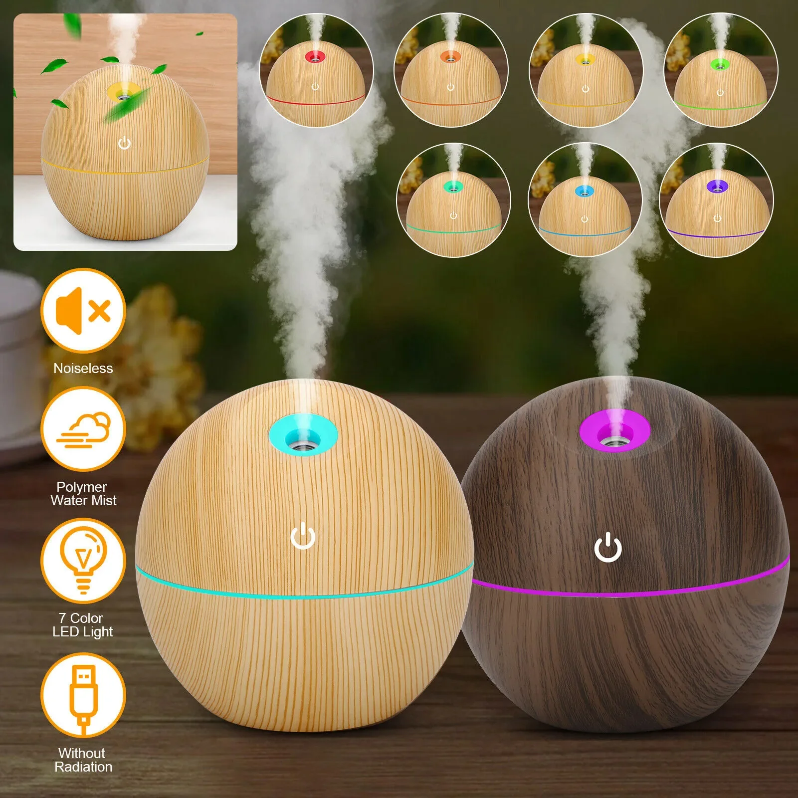 Eco-Friendly USB Aroma Humidifier & Essential Oil Diffuser - Image 14