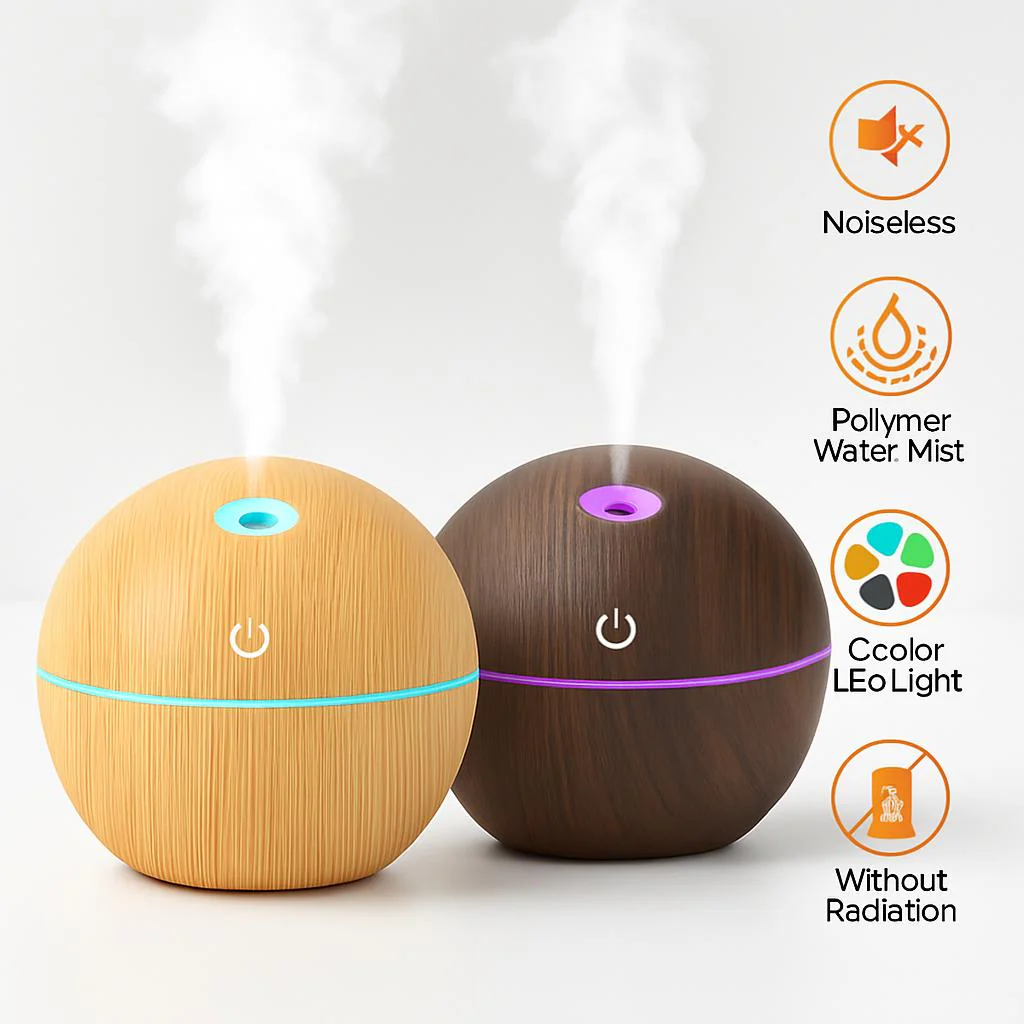 Eco-Friendly USB Aroma Humidifier & Essential Oil Diffuser - Image 2