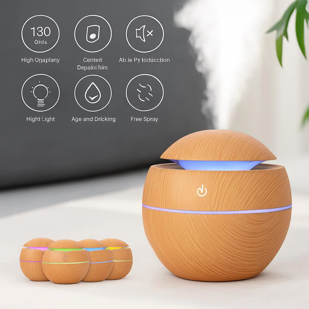 Eco-Friendly USB Aroma Humidifier & Essential Oil Diffuser - Image 6